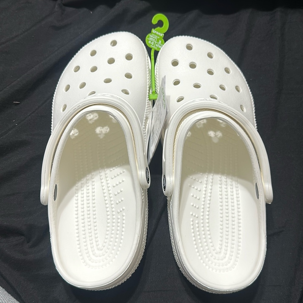 White crocs